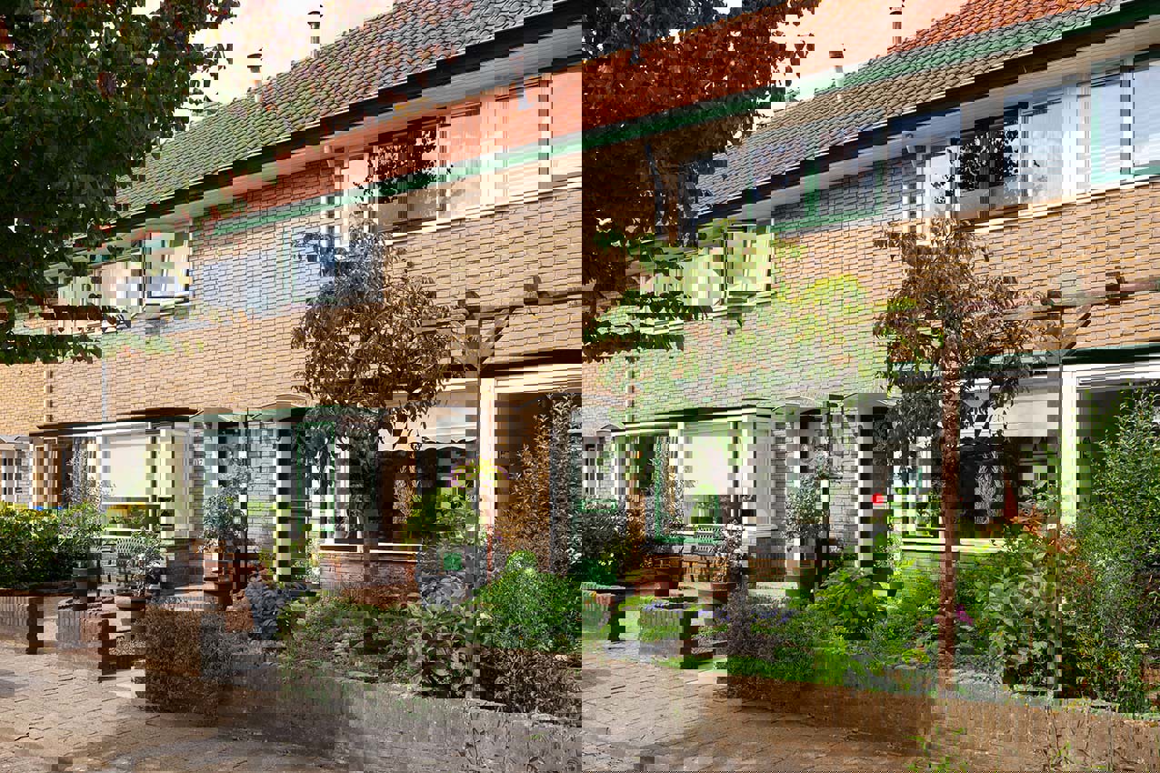 Een mooi onderhouden woning en tuin in Hilversum