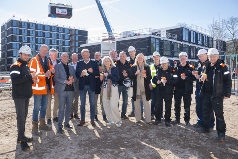 Hoogste punt bereikt bij bouw sociale huurwoningen Circusterrein