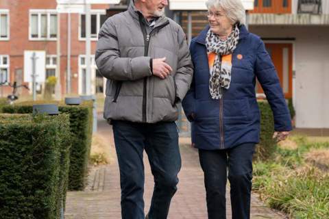 Blij met onze nieuwe, passende seniorenwoning!